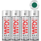 4X WRX Flat Green Spray Paint Acrylic 400ml Spray Paint